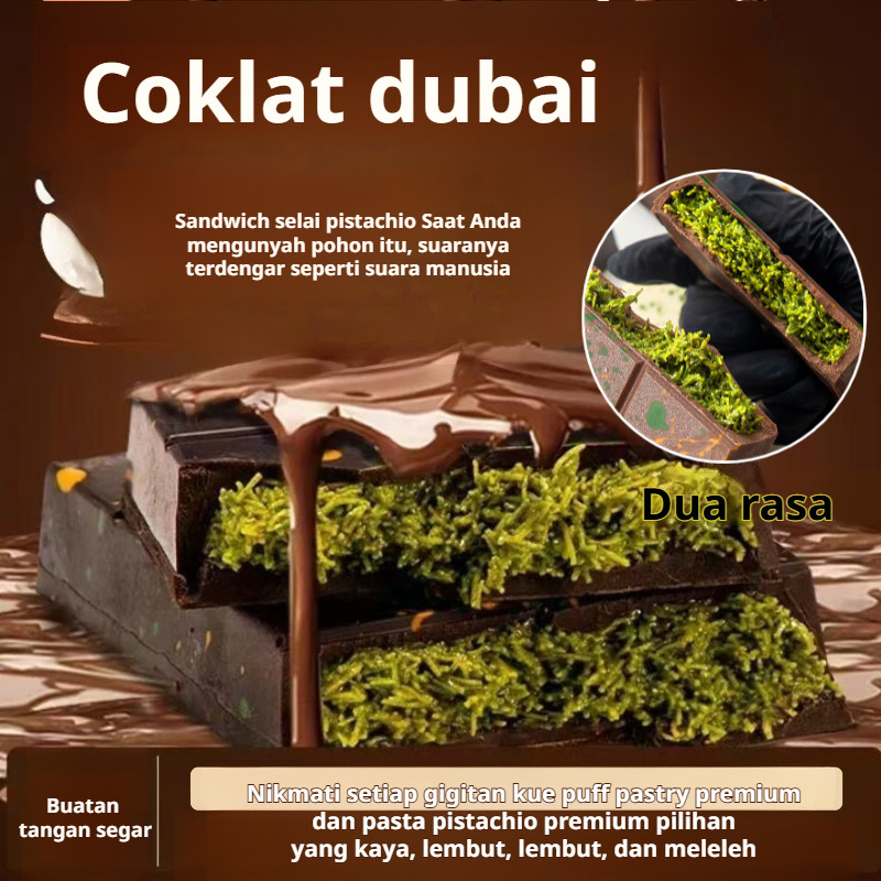 

⚡​Kirim cepat dalam 24 jam⚡[Beli 1 gratis 1/ Asli✅]Dubai Pistachio Kunafa Chocolate- Almond, Kunafa Pistachio Hazelnut-0 aditif/Coklat dubai pistachio/Dark Choco Granola Bar/Cokelat Belgia Kualitas/Cokelat Dubai Terlaris Selebriti Internet