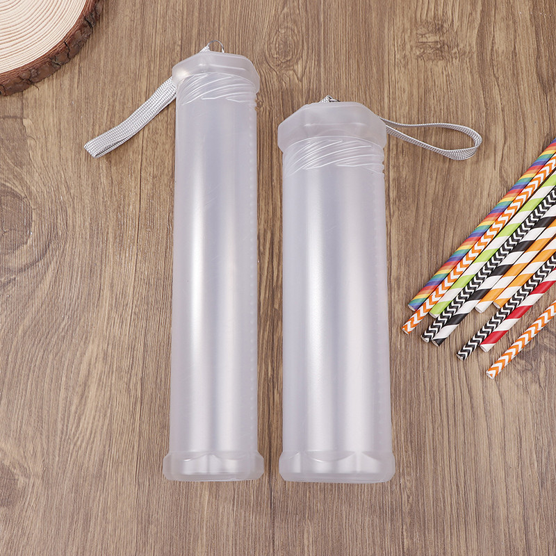 

1PCS Transparent Plastic Retractable Pen Holder Calligraphy Painting Supplies Spiral Storage Tube Brush Holder Portable