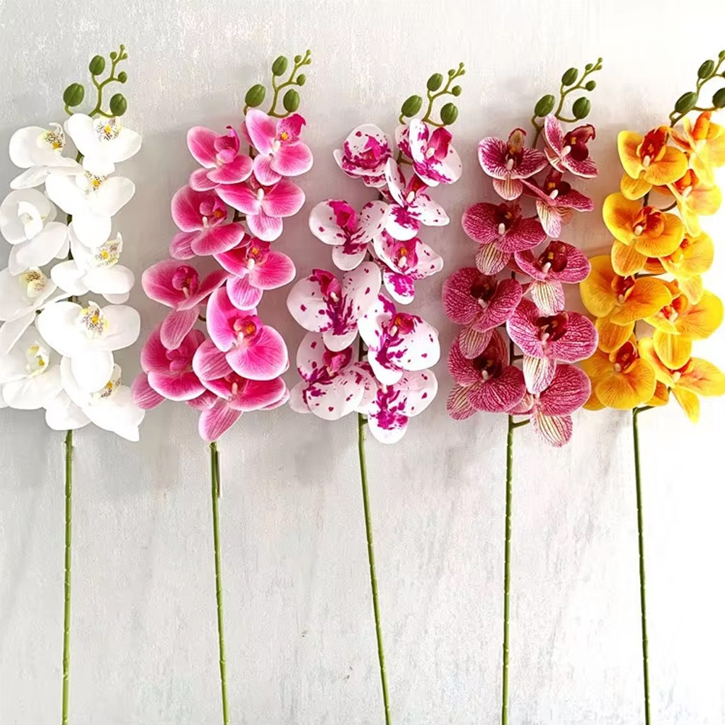 FT Bunga Anggrek Bulan Latex - Bunga Anggrek Artificial - Bunga Import Murah Premium R1250