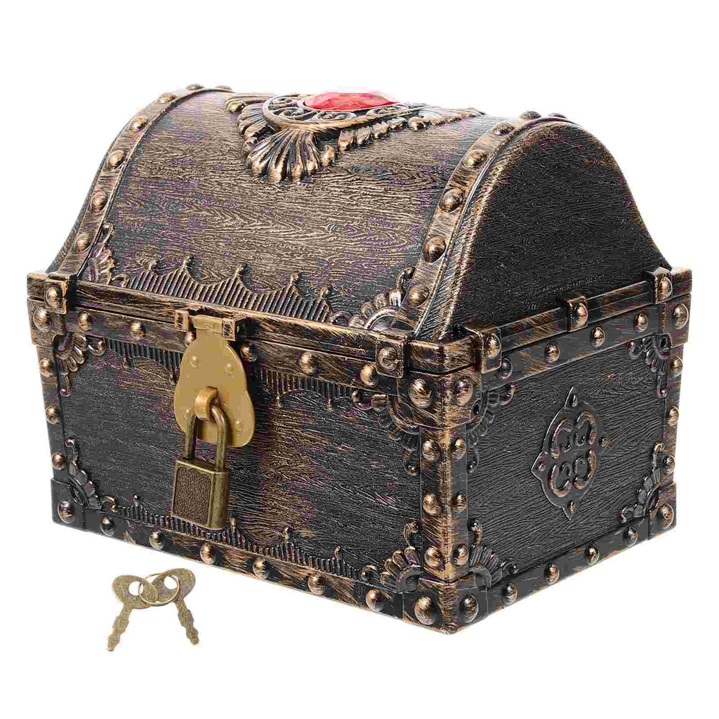 

Small Treasure Box Pirate Chest Vintage Treasure Box Small Treasure Chest with Lock and Key