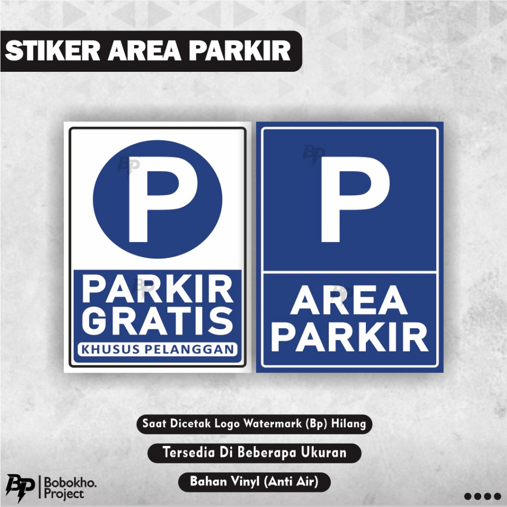 

Stiker Area Parkir / Stiker Parkir Gratis Khusus Pelanngan / Stiker Area Parking / Stiker Parkir