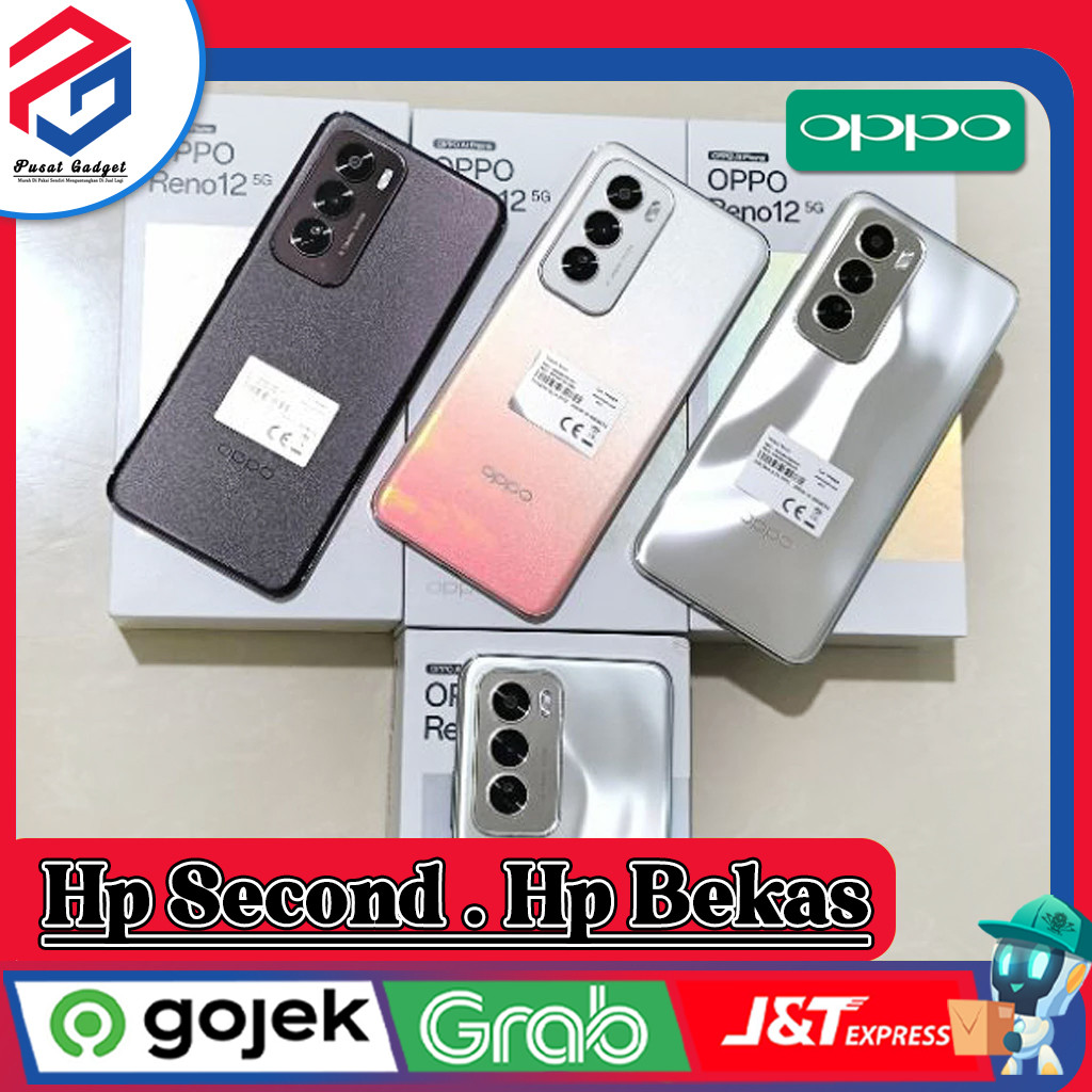 Oppo Reno 12 5G Ram 12 Rom 256GB Second Pusat Gadget
