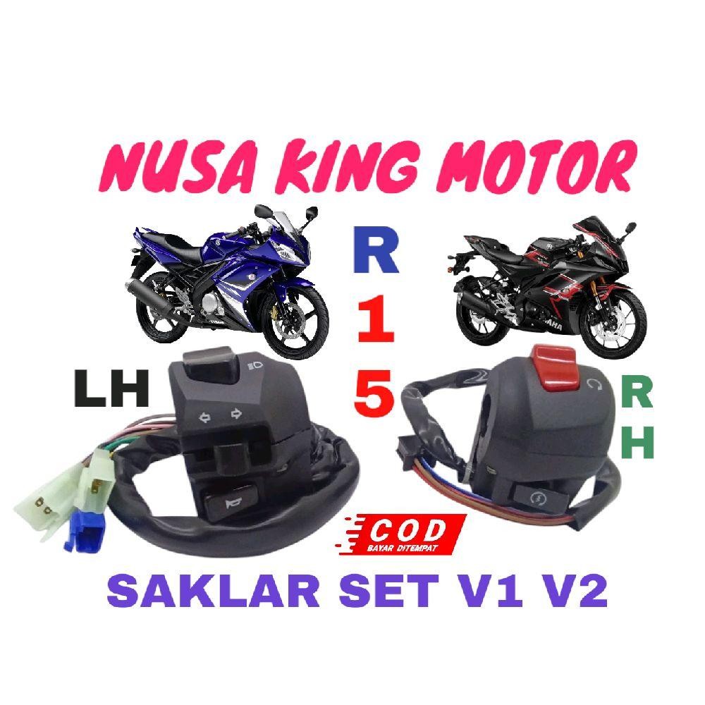 SAKLAR SET R15 V1 V2 PNP HOLDER SAKLAR KIRI KANAN R 15 Motorcycle