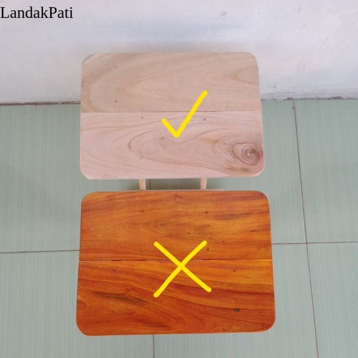 Meja lipat polos Meja belajar rehal kayu rekal alquran meja ngaji meja Gratis Ongkir