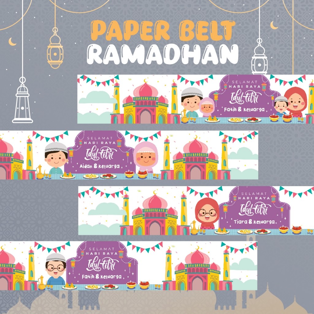 

Paperbelt Ramadhan Label Nastar, box nasi Ramadan Hampers Ramadhan