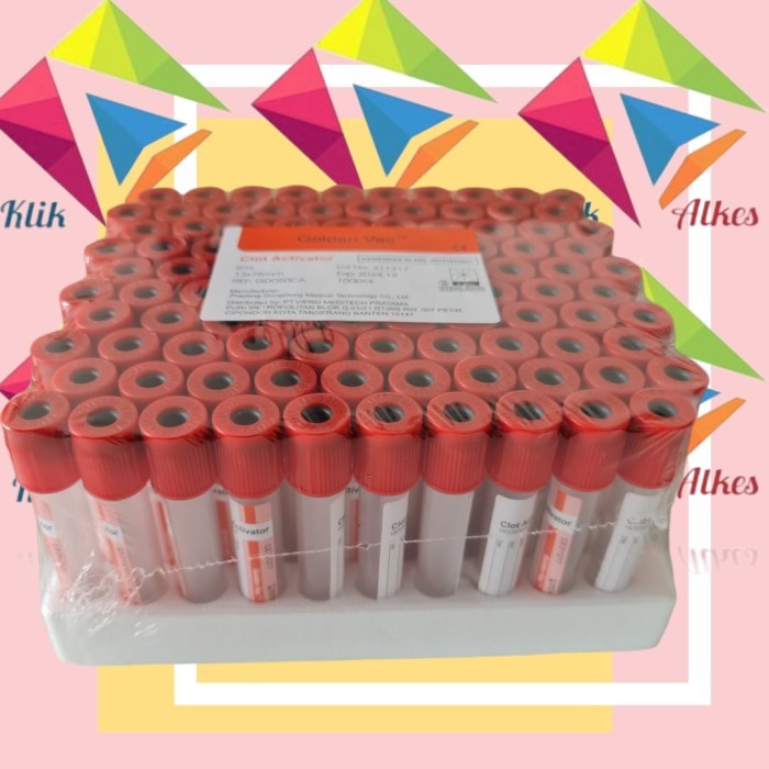 Clot Activator 5ml Golden Vac 100T