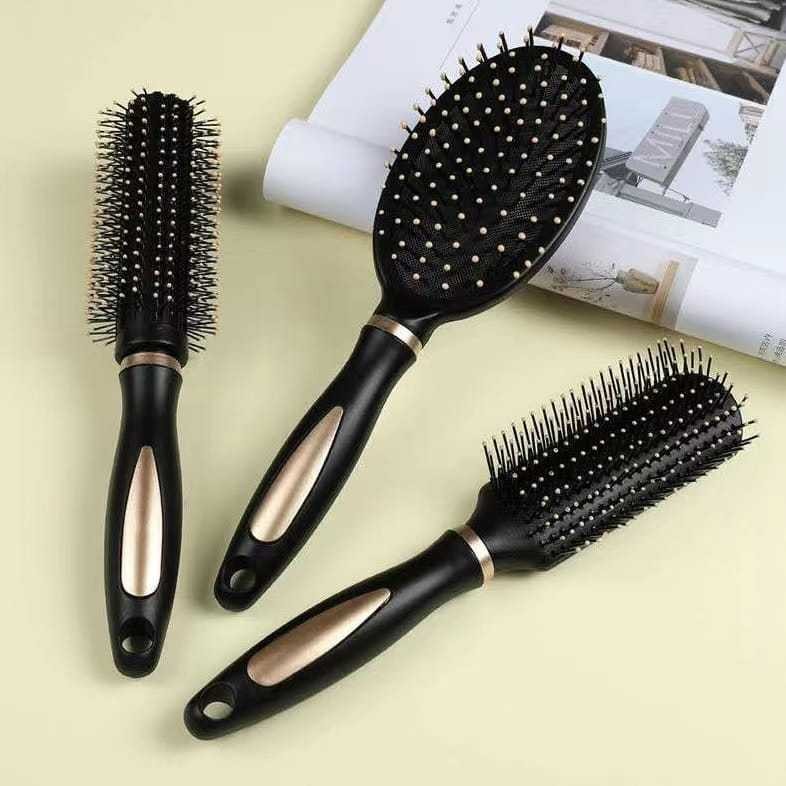 Sisir Rambut Dewasa Anti Kusut 3 IN 1 Sisir Roll Oval Persegi / Sisir Anti Rontok Jumbo / Sisir Ramb