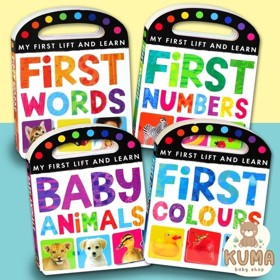 [Little Tiger] Baby Animals / First Numbers / First Colours / First Words My First Lift and Learn Bo