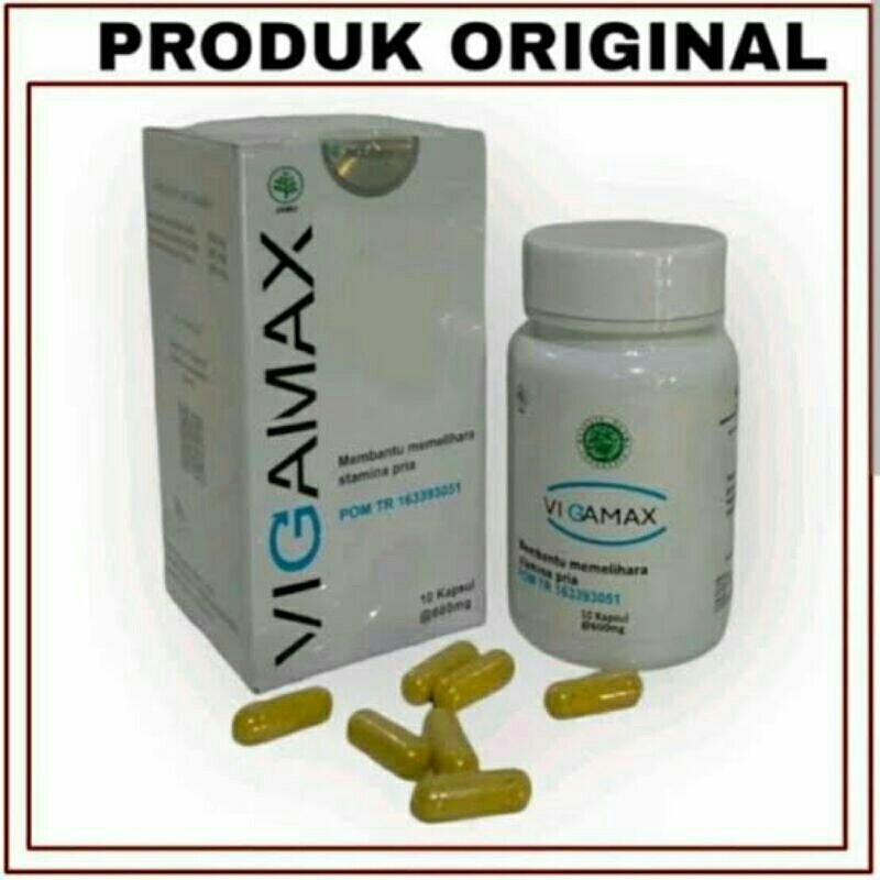 ~original~ Vigamax Suplemen Pria Dewasa Suplemen Multifungsi Herbal