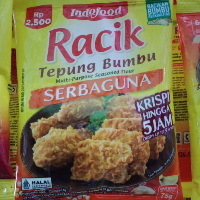 

pekanbaru / Indofood Racik Tepung Bumbu Serbaguna 75gr