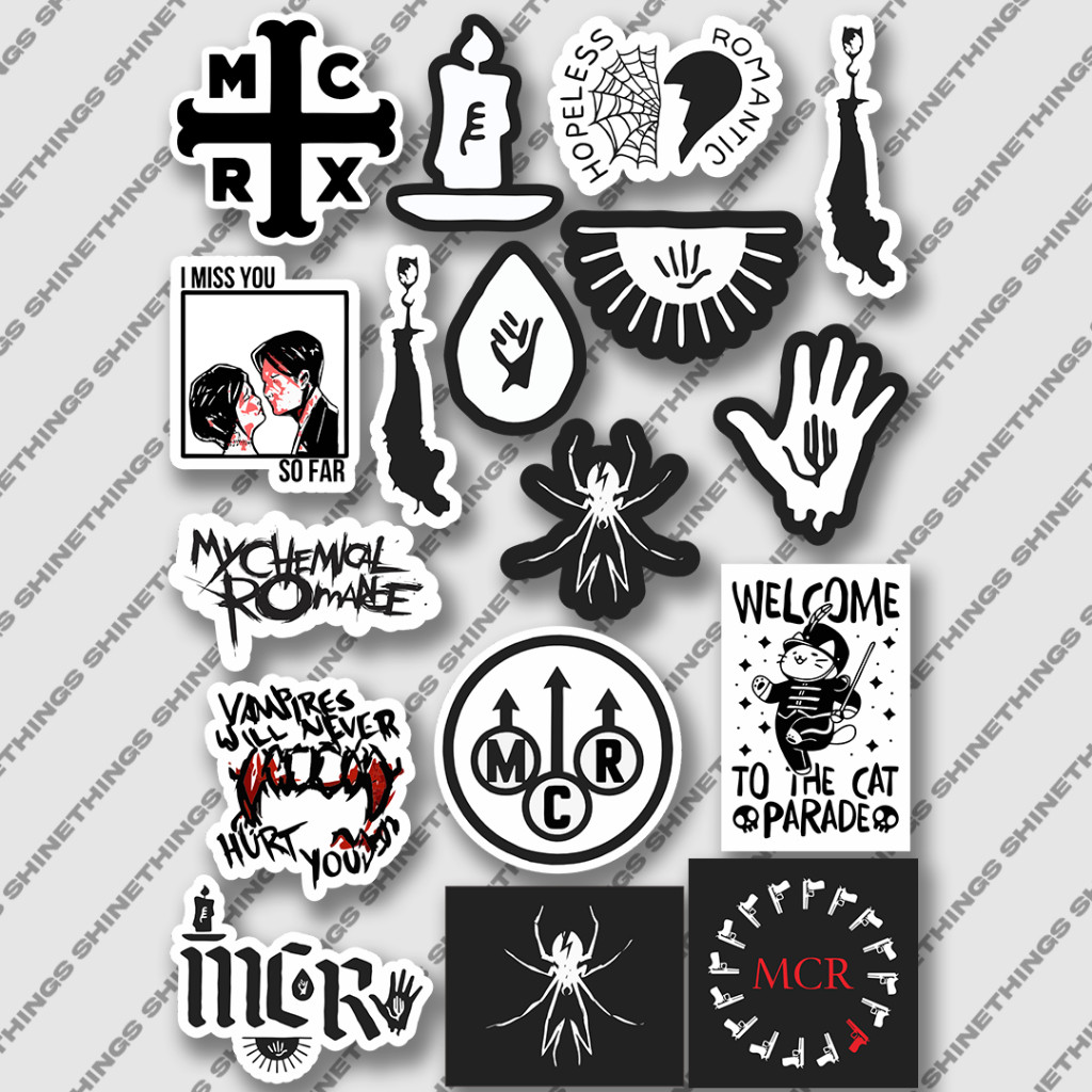 

Stiker My Chemical Romance Vynil Waterproof Stiker Band Lokal