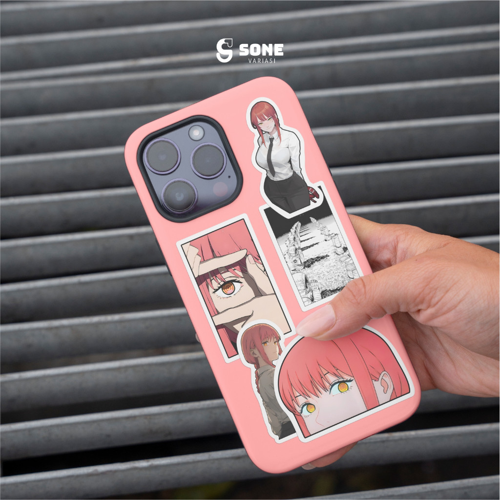 

STIKER Anime Chainsaw Man Anti Air Untuk Dekorasi Notebook Sepeda Skateboard Handphone DIY