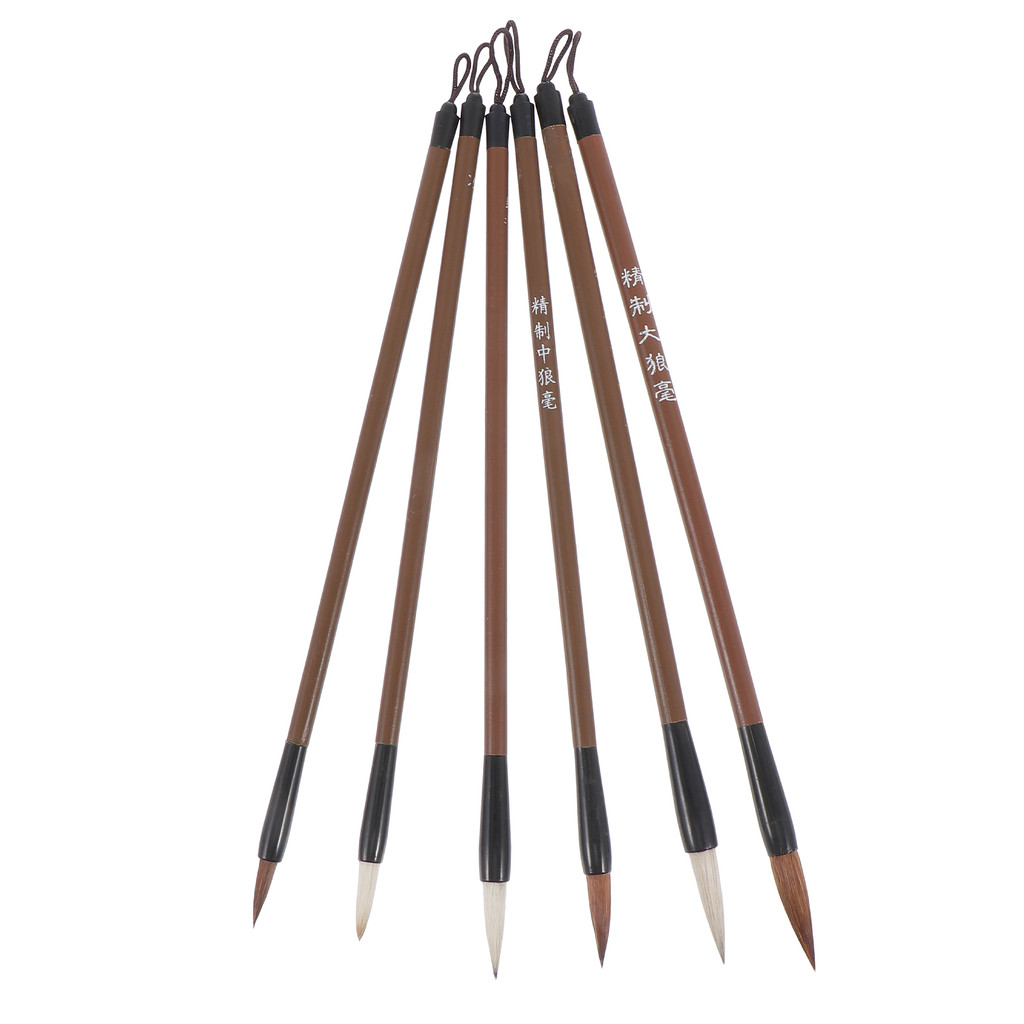 

Set of 2 Suite Mix Writing Brush Student Travel Paint Paintbrushes Chinese Calligraphy Pen