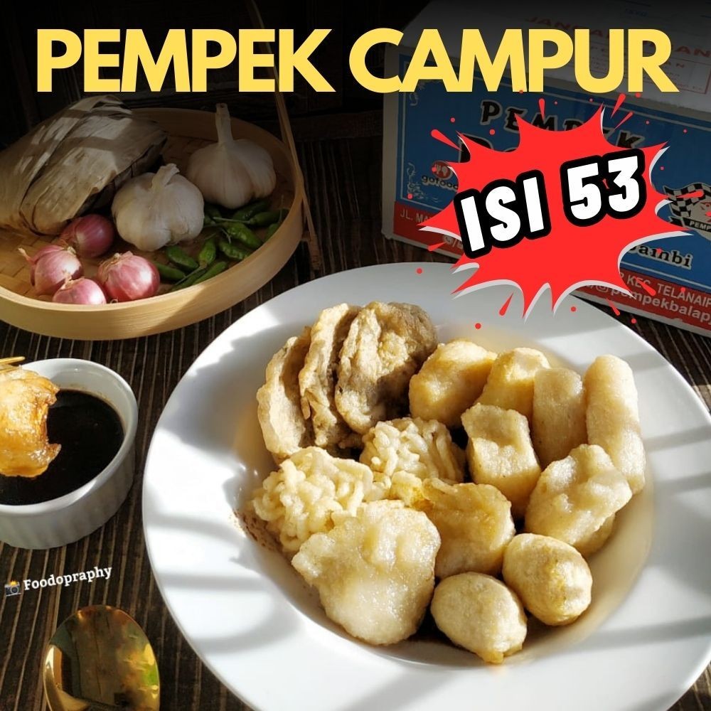 

Pempek Ikan Asli Paket 53 Pcs Isi Campur