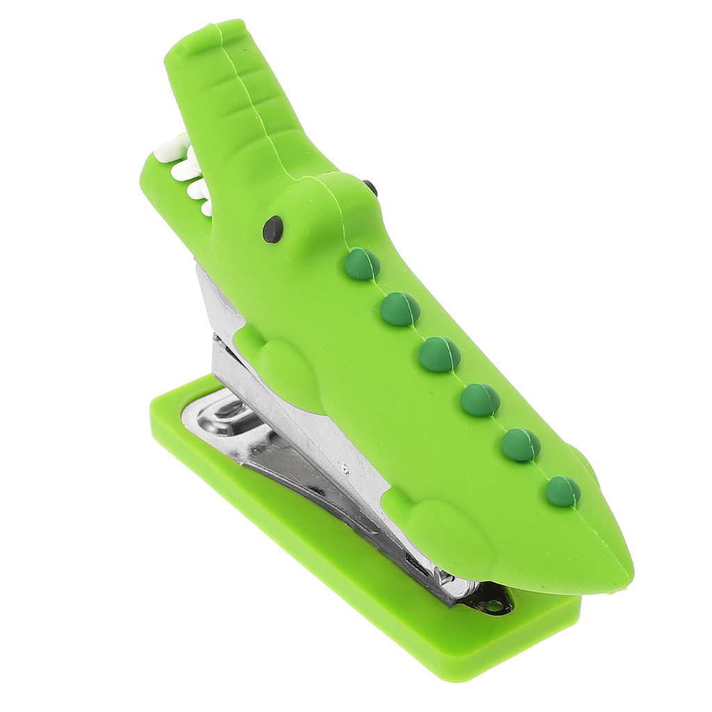 

Mini Stapler Stationery Handheld Teacher Cute Silica Gel Decorative for Office Desk Book