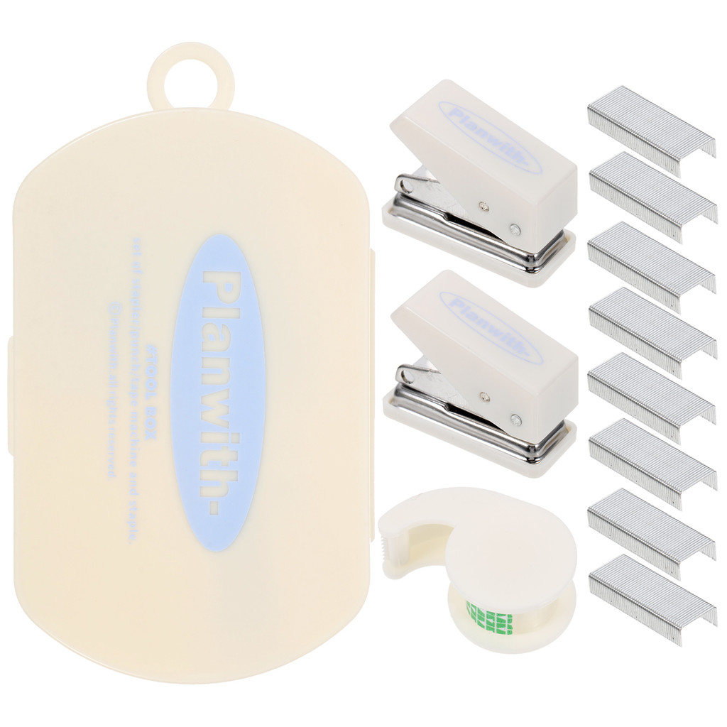 

Hand Tool Box Tools Kit Mini Tape Dispenser Office Supply School Supplies Stapler Toolkit