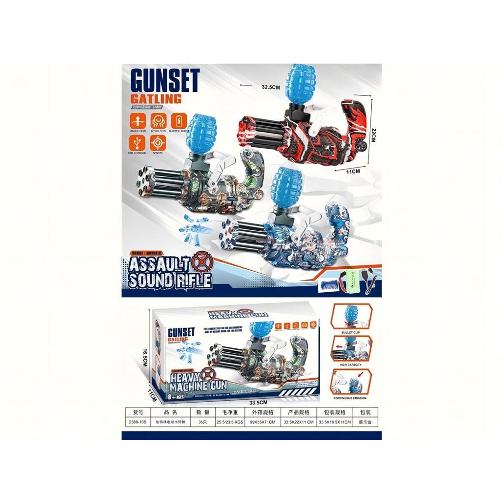 Water Gel Blaster / Water Gel Gun / Sniper Water Gel / Water Gel Blaster Otomatis / Peluru Water Gel