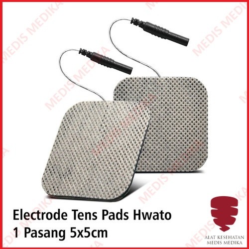 Electrode Tens Pads isi 2 Alat Terapi Pijat Stimulasi Saraf Pad Hwato