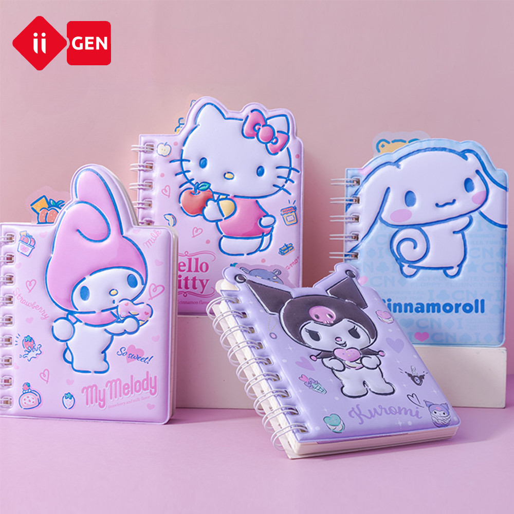 

Sanrio Series Notebook Cover Waterproof Primary School Student Cut Coil Book Diary Book Stationery Back to School Supplies