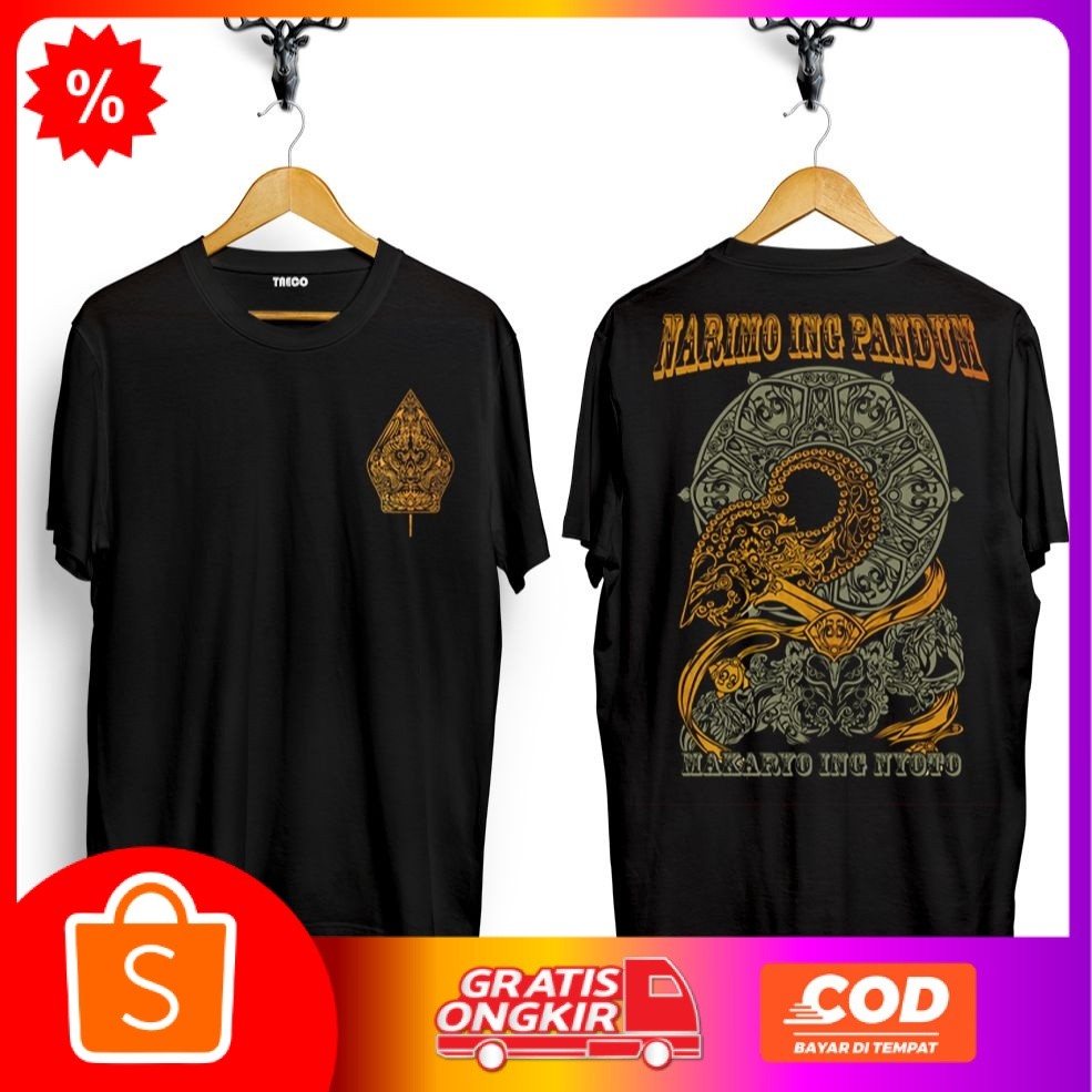Baju kaos distro WAYANG JAWA ,atasan pria,baju pria,kaos oblong distro jawa