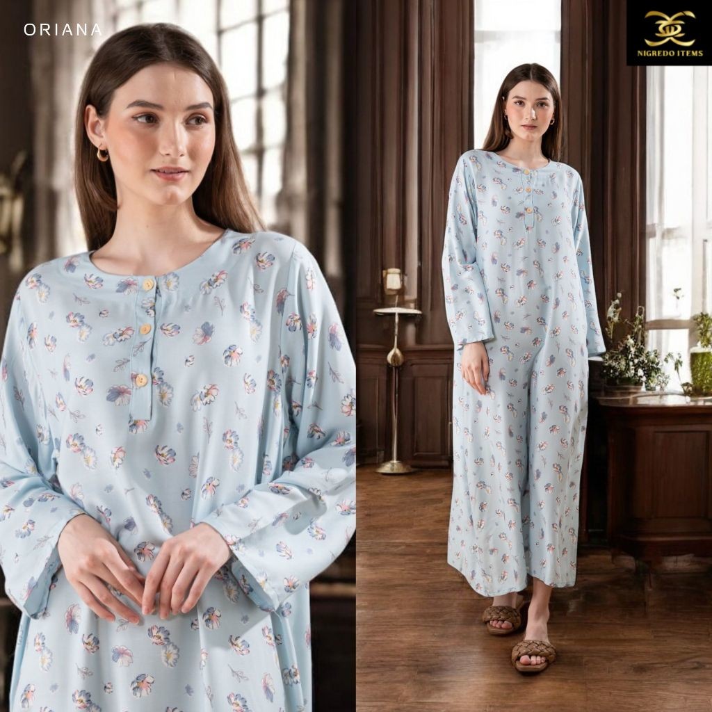 Oriana Homewear Daster Panjang Busui Laiqa Vilina Series