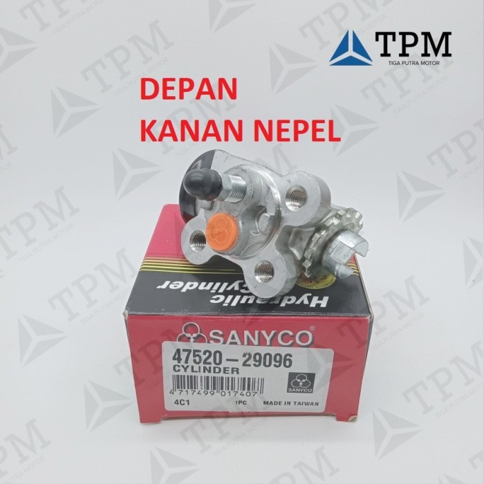 WHEEL CYLINDER MASTER REM DEPAN KIJANG KF20 SANYCO - 47520-29096 BARU