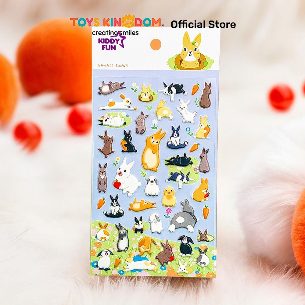 

Toys Kingdom Kiddy Fun Funny Stiker Kawaii Bunny - Mix Stiker Dekoratif Lucu Cute Stickers Deco Sticker Pack Journal Book