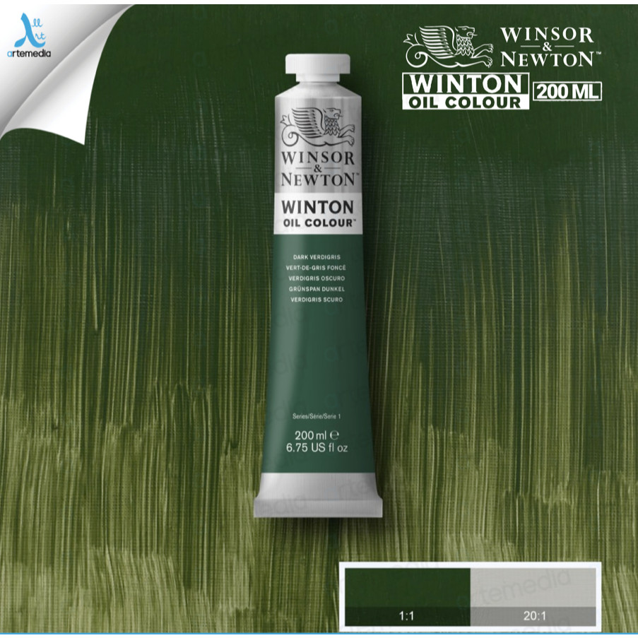

Gramedia Surabaya - Winsor & Newton Winton DARK VERDIGRIS 200ml Oil Color