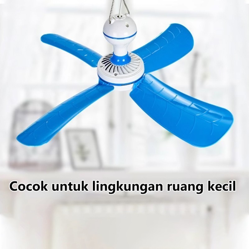 Wulitt kipas angin gantung plafon langit mini kipas angin baling baling gantung 60watt