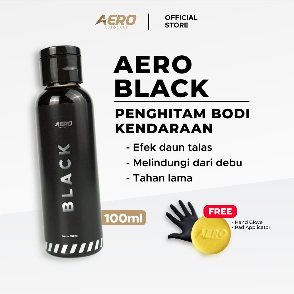 Penghitam Body Motor Permanen - Aero Black