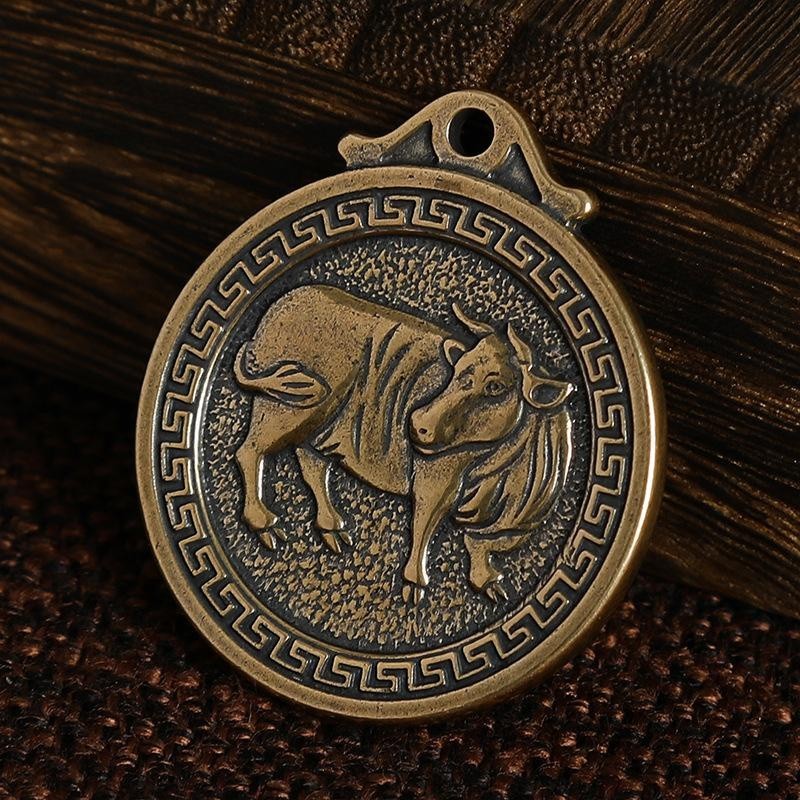 Liontin Shio Kerbau Buka Aura Hoki Keberuntungan - Ornamen Fengshui