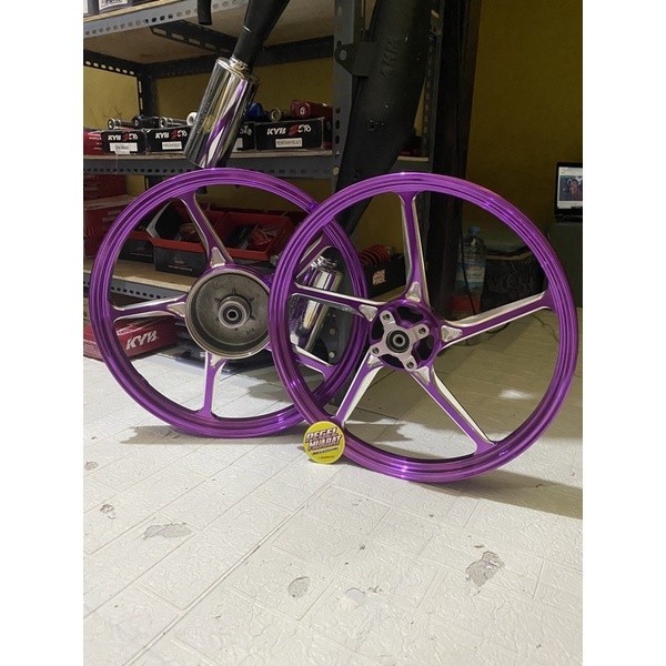 VELG ENKEI/LATIVO ANODIZE CNC FG511 RING 17 UNGU PURPLE PNP FIZR F1ZR JUPITER Z JUPITER Z 1 MX OLD R