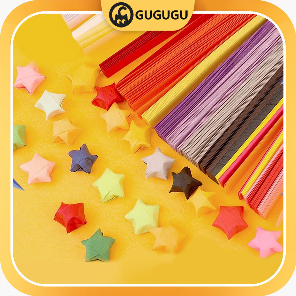 

（Ready ）540pcs Kertas Origami Bintang/Craft Crafting Stuff DIY/Kertas Bintang Warna Warni /23 Jenis Strip Origami Bintang