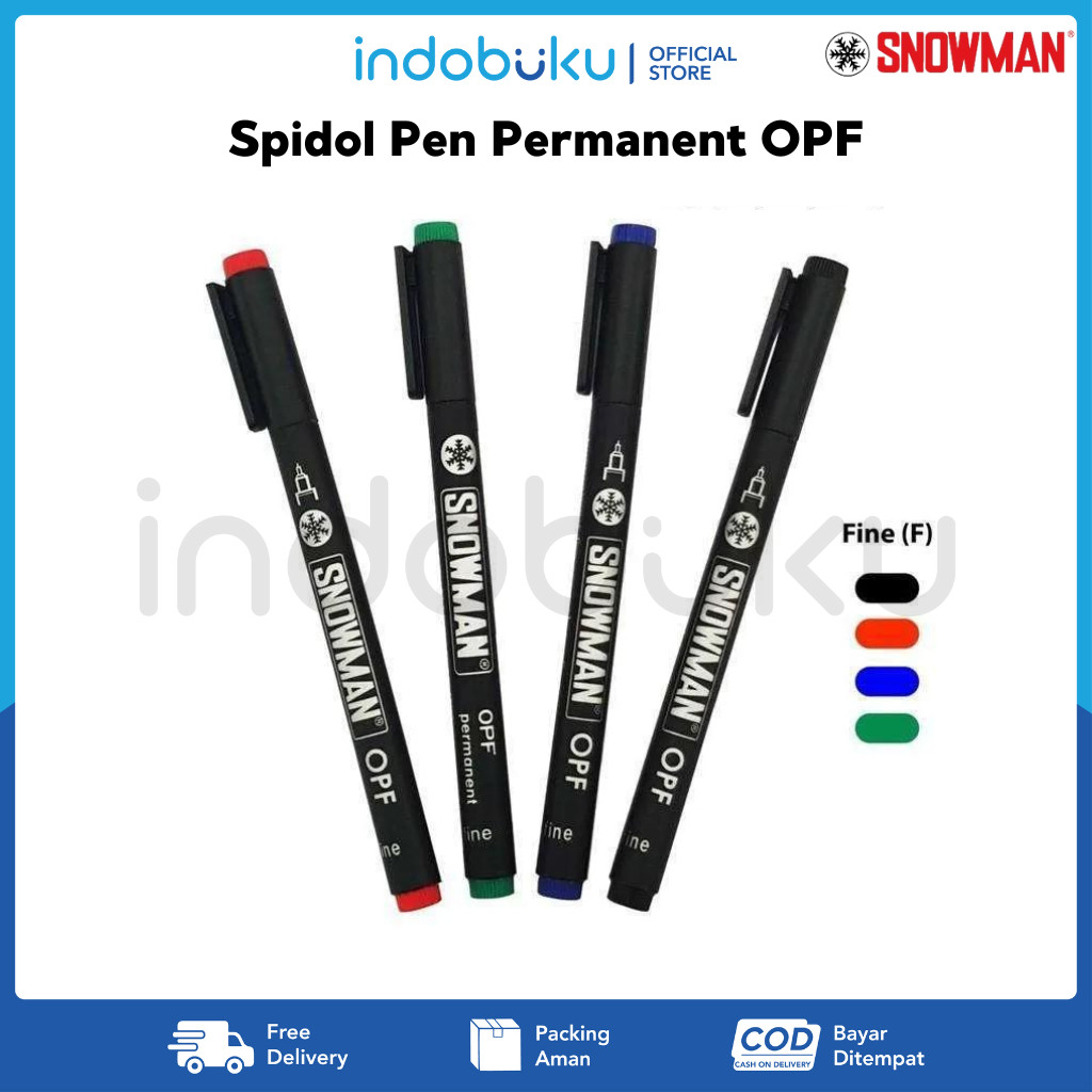 

Spidol Pen Permanent Snowman OPF - 1Pcs