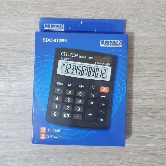 

Kalkulator Citizen SDC 812BN - Kalkulator 12 Digit