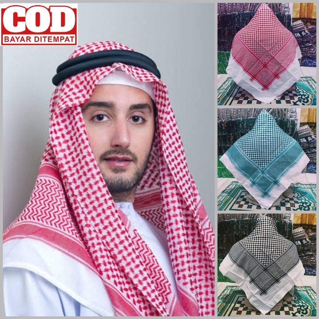Sorban Arab sorban Haji sorban umroh sorban palestina persegi