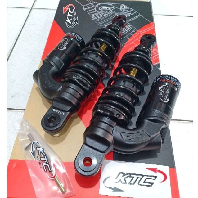shock ktc racing tabung atas tipe evo series black as gold 280mm fizr f1zr fiz-r jupiter z vega zr/ 