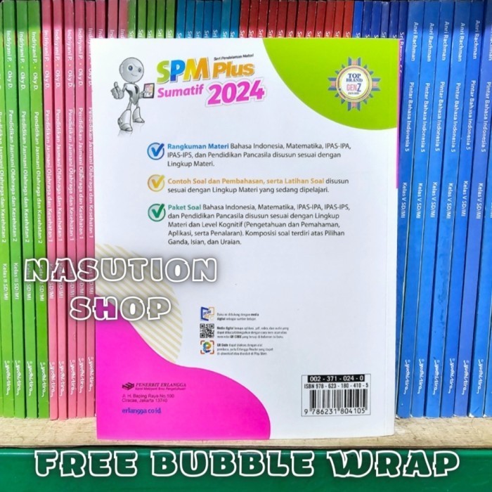 Terlaris ✨ -Buku Soal SPM Plus Sumatif SD 2024 Erlangga + Kunci Jawaban PDF ORI