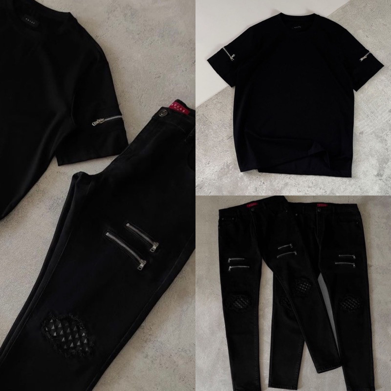 [ORIGINAL] RUCAS A New Era Begins Diamond Leather Jeans / S9 Grand Combination Short Black / S13 Pla