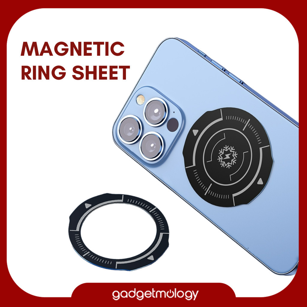 Memo Magnetic Ring Sheet Tempel Lempengan Plat Besi Bulat Untuk Fan Cooler Magnetic / Cooling Fan Ma