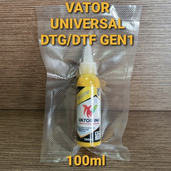

[Promo] Vator Ink Tinta Textile Universal DTG DTF Sablon Digital - Kuning