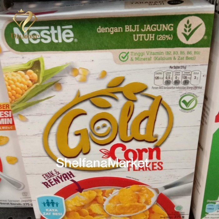 

Nestle Gold Corn Flakes Box 275g