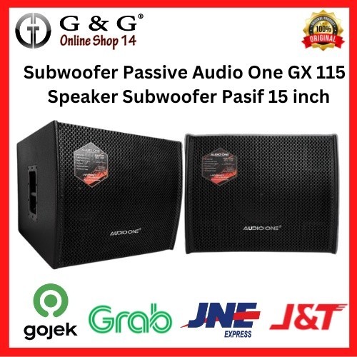 Subwoofer Passive Audio One GX 115|Speaker Subwoofer Pasif 15 inch|Subwoofer murah|G&amp;G DM