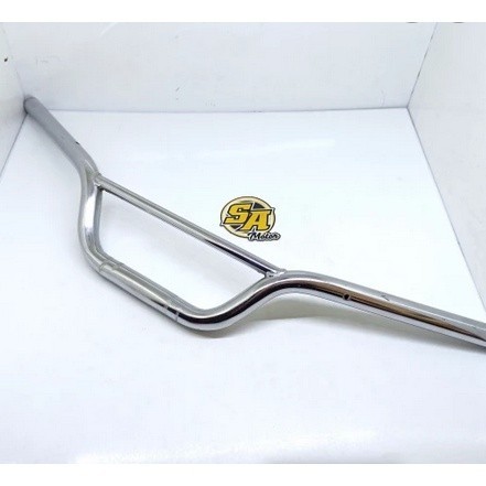 promo terbaru STANG MOTOR HONDA WIN 100 FULL CROM MODEL TRIL TRAIL BAHAN TEBAL MIRIP ORIGINAL cod se