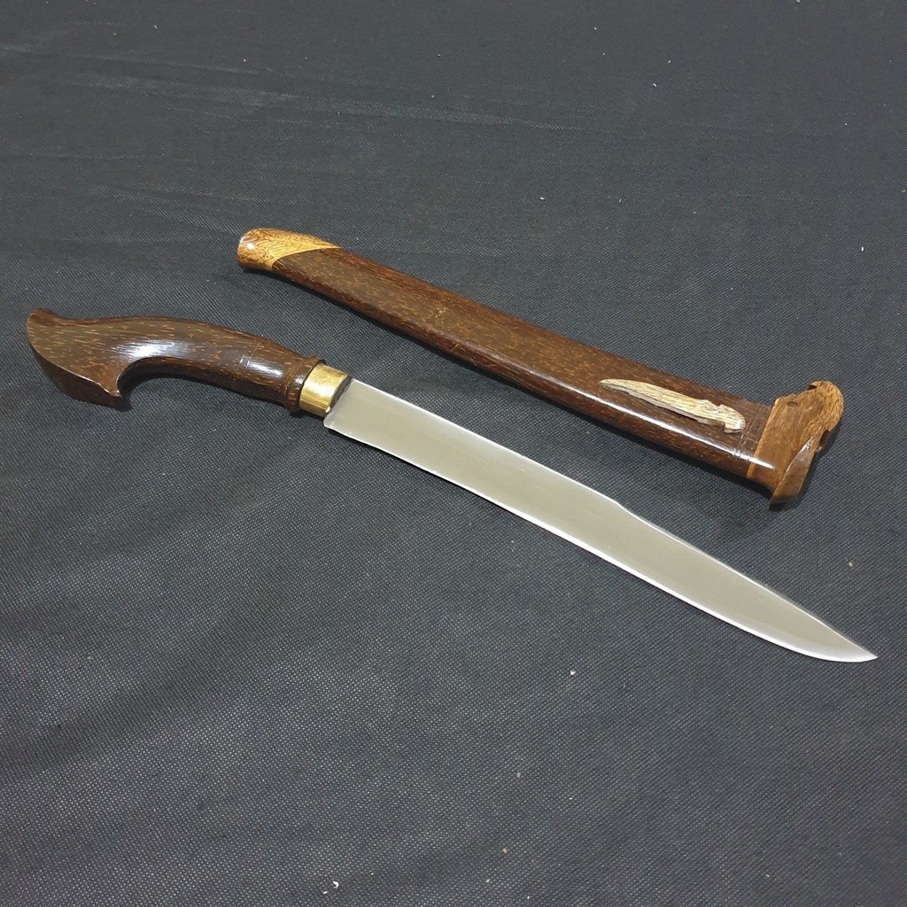 Golok Badik Jumbo Golok Sembelih Super Kayu Aren Baja Per