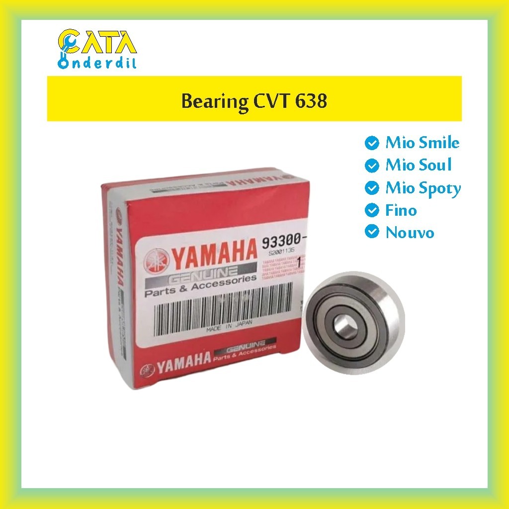 Bearing CVT 638, Bearing CVT Motor Mio, Soul, Fino, Nouvo
