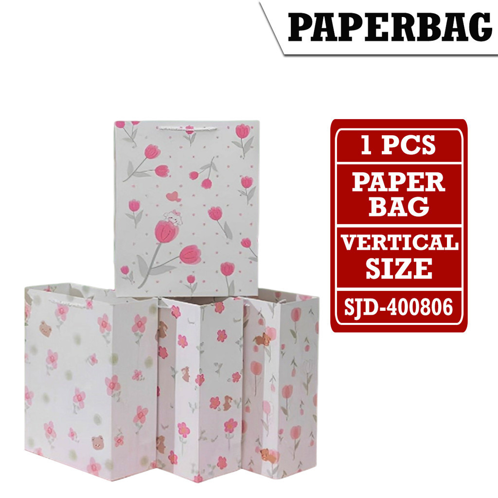 

Apazada Paperbag Vertical Size 38 x 29 x 12.5 Cm / Paper Bag Kado / Souvenir Packaging / Gift Bags SJD-400806