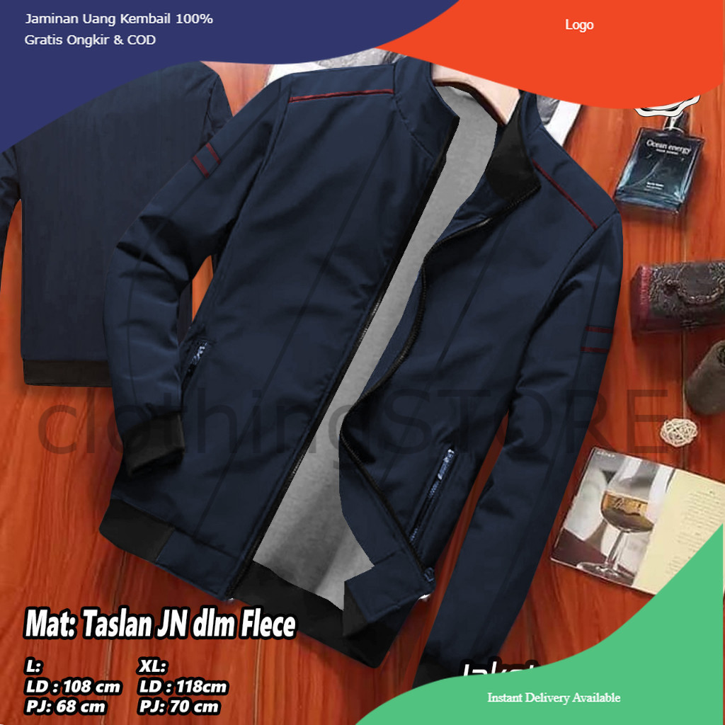 JAKET Winter Rubby (BELI 2 = HARGA GROSIR  110.000/PCS) POLOSAN PARASUT BOLAK BALIK PRIA DAN WANITA 