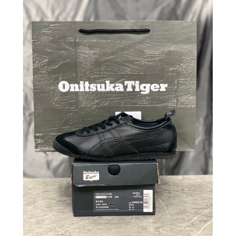 Sepatu Onitsuka Mexico 66 Triple Black Free Paperbag