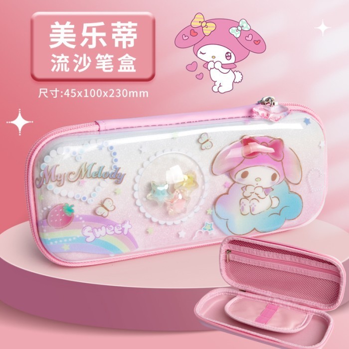 

Kotak pensil pencil organizer - sanrio kuromi melody cinnamoroll ( OTH - Melody